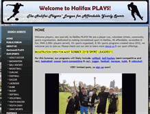 Tablet Screenshot of halifaxplays.com